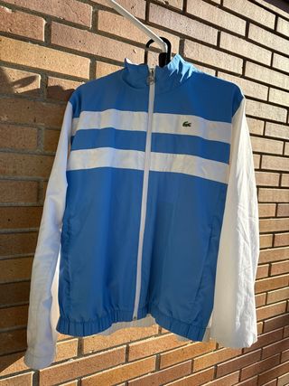 Chándal Lacoste azul y blanco