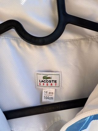 Chándal Lacoste azul y blanco
