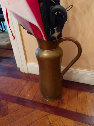 Jarra Metálica Decorativa Paragüero