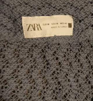 Camisa Zara M Manga Corta Hombre