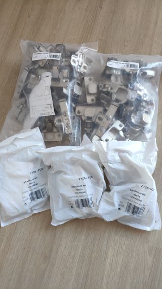 32 Bisagras Rectas 35mm con Freno M.Pascual