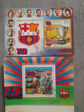 Sellos FC Barcelona 1973-74