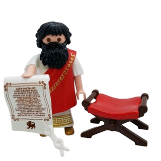 Asiento romano rojo - Playmobil