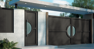 Puertas y vallados aluminio soldado