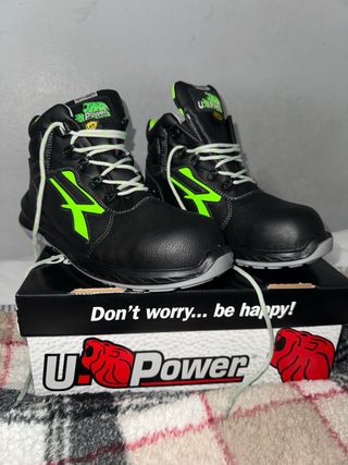 Scarpe U-Power Antinfortunistiche Nero/Verde