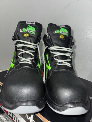 Scarpe U-Power Antinfortunistiche Nero/Verde