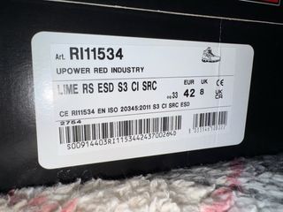 Scarpe U-Power Antinfortunistiche Nero/Verde