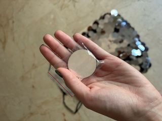 Falda lentejuelas plateadas