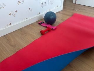 Kit Fit: barra, pesas, Pelota, Cinta y Esterilla