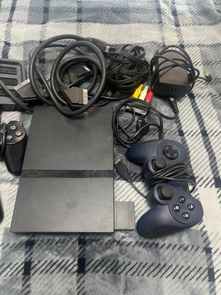 Consola PlayStation 2 con juegos Trae 3 mandos