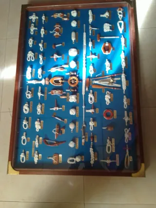 Cuadro de nudos marineros con nombres