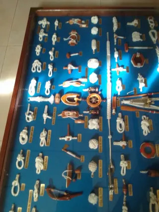 Cuadro de nudos marineros con nombres