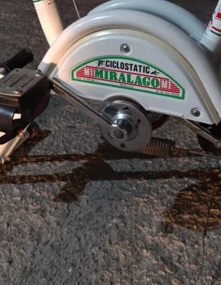 Bicicleta Estática Blanca Miralago