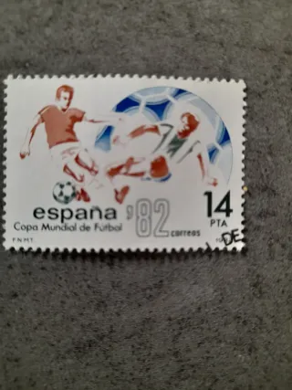 Lote de 8  sellos del mundial de España de 1982