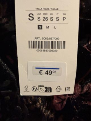 Vestito lungo velluto floreale