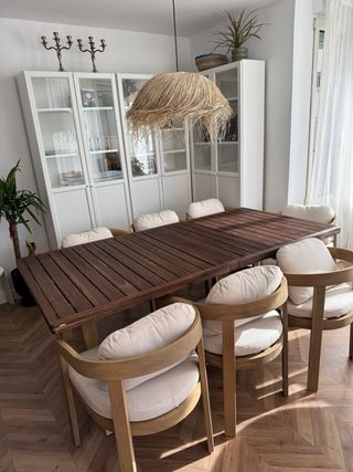 Silla comedor Uleno Sklum Madera Acacia Clara