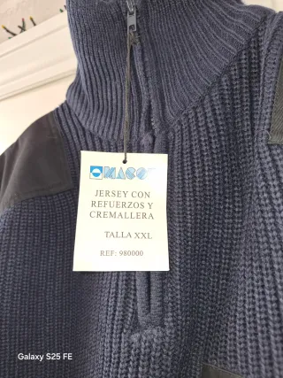 Jersey Trabajo Hombre XXL Azul Marino