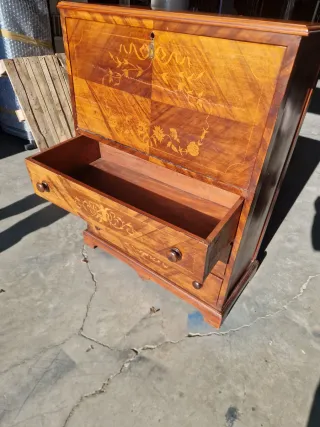 Cómoda escritorio vintage madera