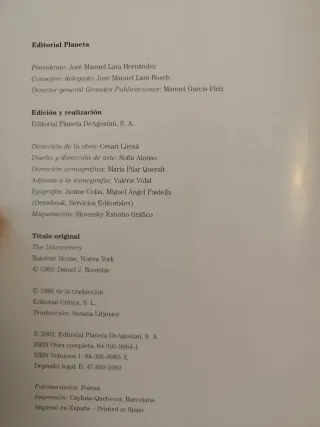 Colección Grandes Descubrimientos.