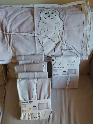 4 Fundas de cojín VINTER 2015 40x65cm