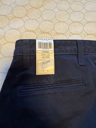 Pantalón Dockers Azul Nuevo Talla W33 L32