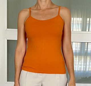 Camiseta tirantes de Zara Basic