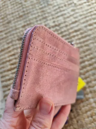 Tarjeteros Parfois Piel Rosa y Morado