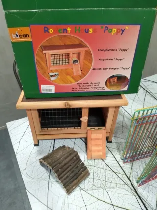 Caseta Hamster Poppy con Parque