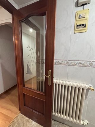 Puertas de madera lisas y con cristal