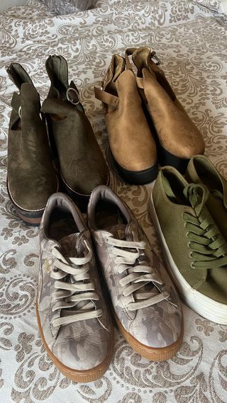 LOTE PACK bambas y zapatos 38