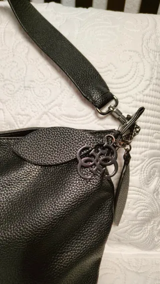 Bolso Guess Piel Negro Mujer