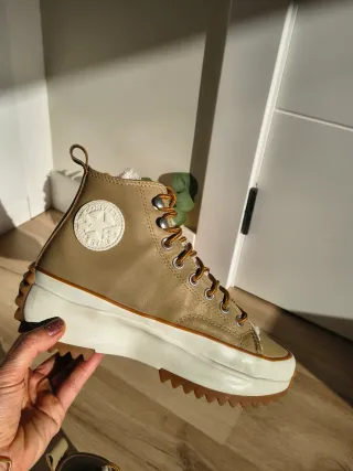 Converse Run Star Hike talla 40 color beige marrón