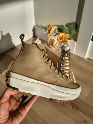 Converse Run Star Hike talla 40 color beige marrón