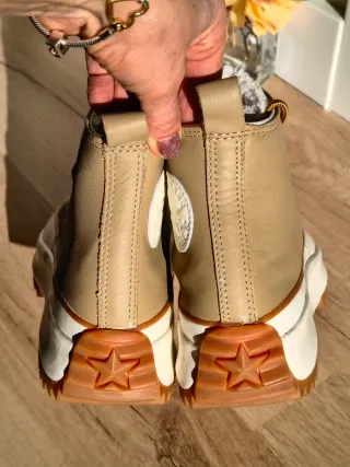 Converse Run Star Hike talla 40 color beige marrón