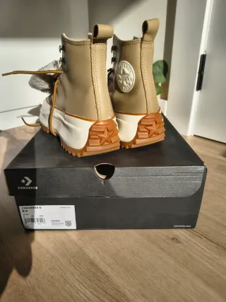 Converse Run Star Hike talla 40 color beige marrón