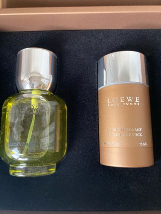 Perfume Loewe Pour Homme Marrón Dorado