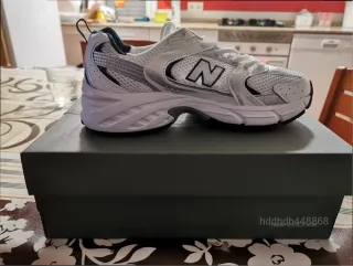 New Balance 530 Plata Blanco Marino