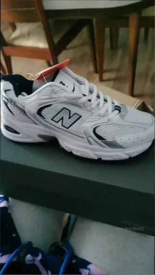 New Balance 530 Plata Blanco Marino