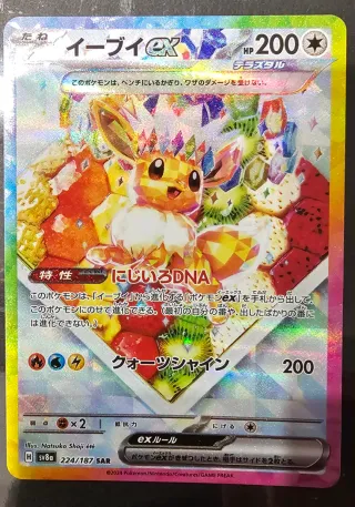 Eevee ex SAR 224/187 Holográfica Japonesa