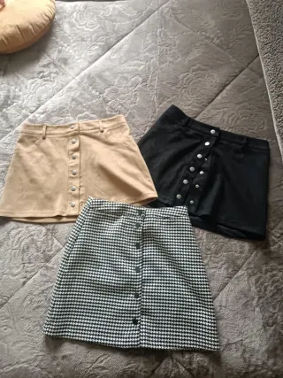 Falda Stradivarius Talla S