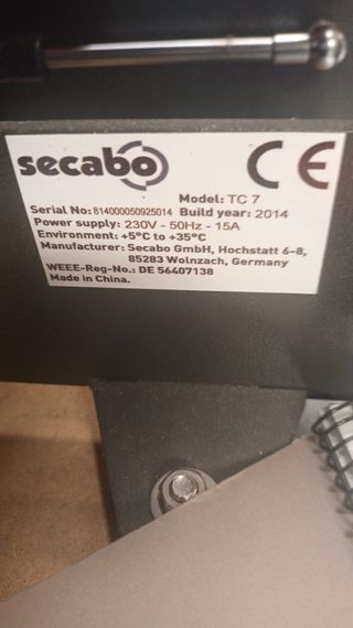 Secabo TC7 SMART Plancha Transfer Textil
