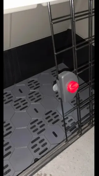 Transportín para perros beige y gris