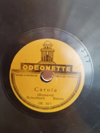 5x Discos de Pasta. Vinilo Antiguos.Gramofono