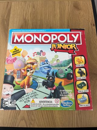 Monopoly Junior Mi Primer Monopoly Juego
