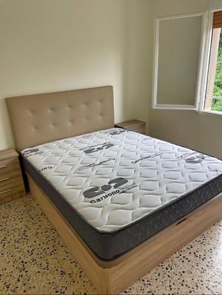Canapé abatible + colchón 135/150x190 en oferta