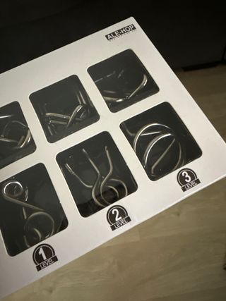 Puzzles Metálicos 3 Niveles