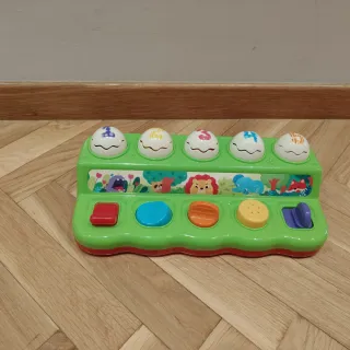 Juego causa-efecto popup para bebés con música