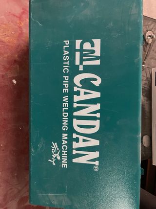 Máquina soldar tubería plástica CANDAN