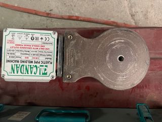 Máquina soldar tubería plástica CANDAN