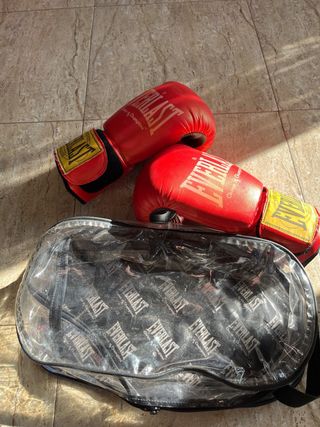 Guantes Boxeo Everlast 12 OZ Rojos